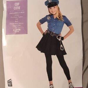 Cop Cutie Kids Costume - Blue and Black